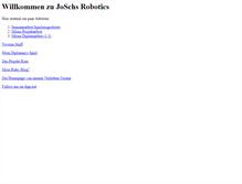 Tablet Screenshot of joschs-robotics.de